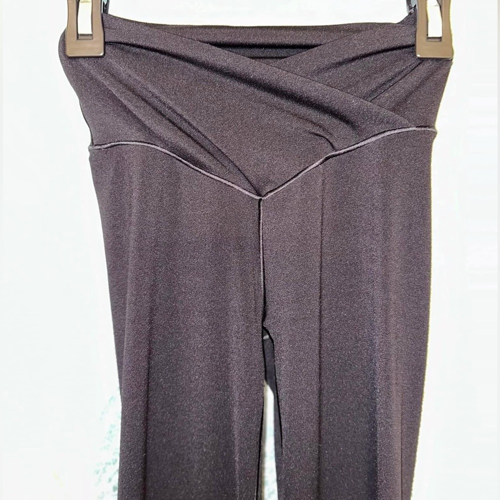 Offline By Aerie high waisted Crossover Flare leggings.